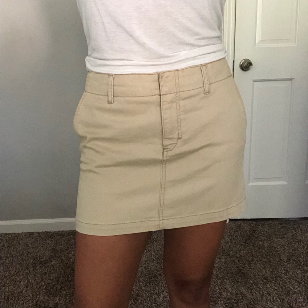 Khaki skirt